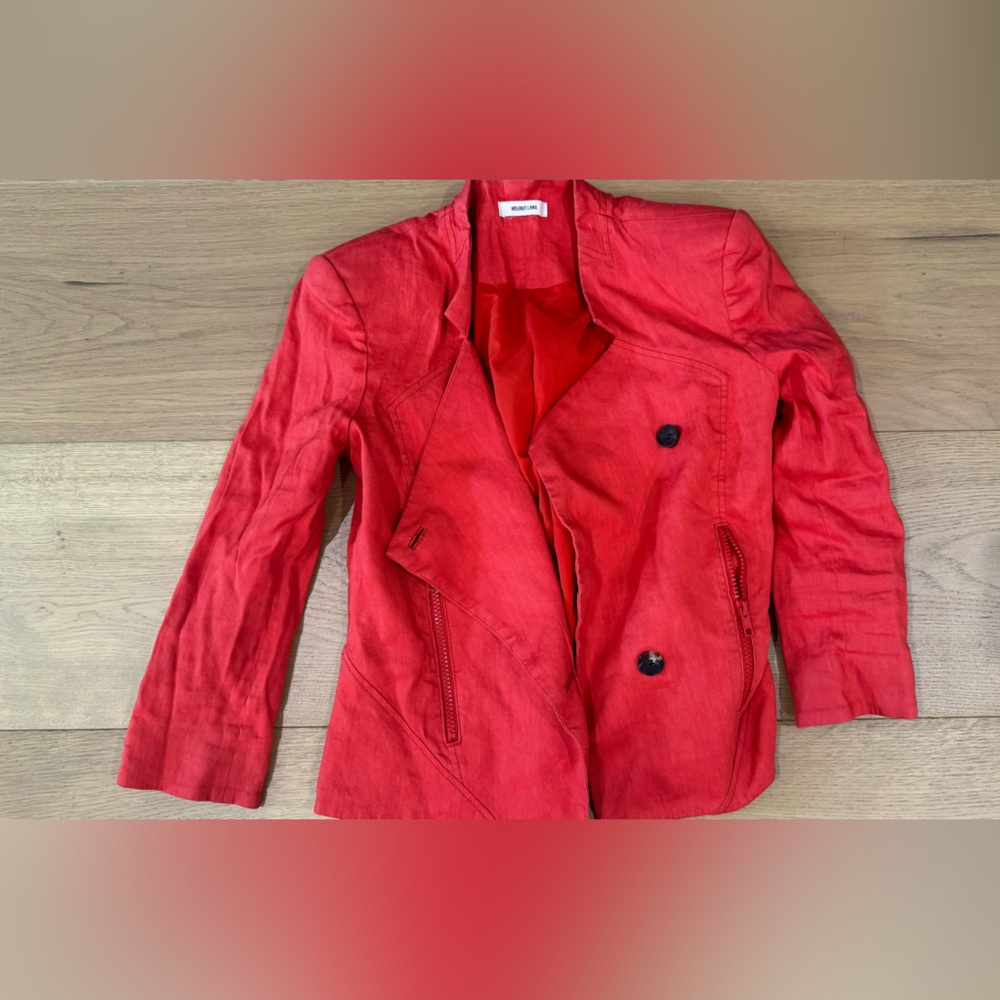 Red blazer